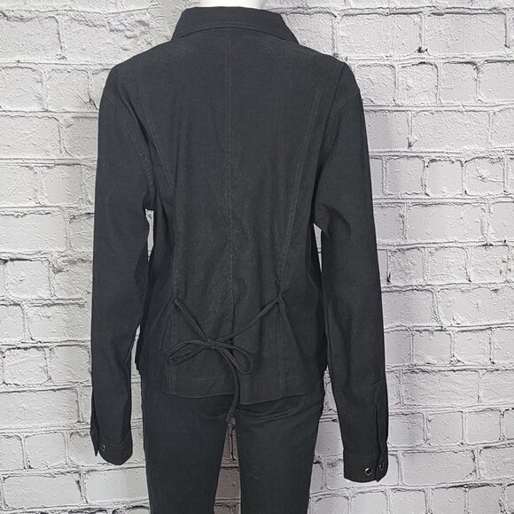 Bill Blass Vintage Black Embroidered Christmas Angel Shirt, Women's Large - Picture 9 of 15